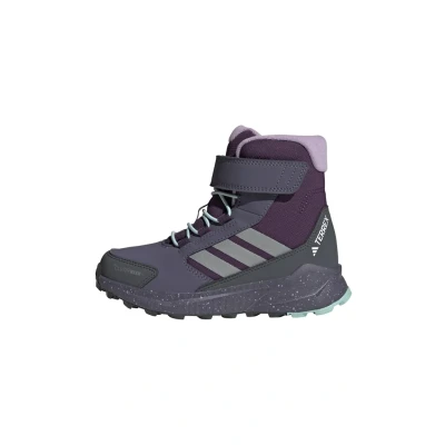 Abbildung von Adidas Terrex Trailmaker Stiefelette für Kinder, Größe: 36, Aurora plum/matte silver/semi flash aqua Schuhe