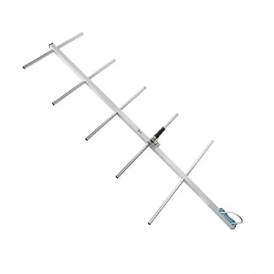 Abbildung von HYS YAGI Antenne High Gain 9dBi UHF 400 470Mhz Basisantenne 470 MHz 5 Elemente für Motorola Repeater Kenwood Baofeng Sprechfunkgerät