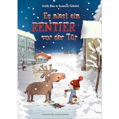 Abbildung von Es niest ein Rentier vor der Tür: Weihnachtsgeschichte zum Vorlesen ab 5 Jahren