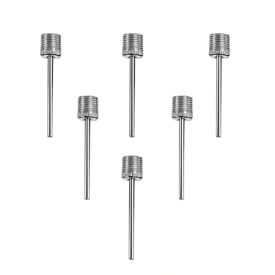 Abbildung von Lmyzcbzl Ball Pumpe Nadel, 6 Pcs Luftpumpennadel, Doppelloch Aufblasbare Ballpumpen Aufblasnadeln, für Basketball, Volleyball, Rugby, Fußball, Sportbällen
