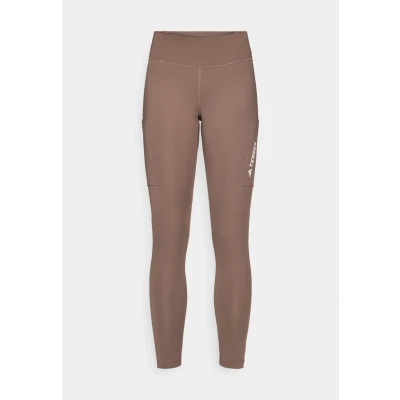 Abbildung von Adidas Terrex Tights, Damen, Größe: 32, Earth strata