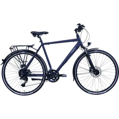 Abbildung von HAWK Bikes Trekkingrad Trekking Gent Deluxe Ocean Blue, 20 Gang Shimano CUES Schaltwerk, für Herren