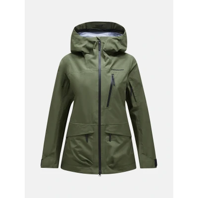 Abbildung von Peak Performance Women Vertical Gore Tex 3L Jacket Damen Pine Needle S