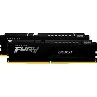 Abbildung von Kingston FURY Beast 64GB 6000MT/s DDR5 CL30 DIMM (Kit mit 2) Schwarz Desktop Gaming Speicher KF560C30BBK2 64