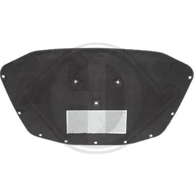 Abbildung von DIEDERICHS 8878311 Motorraumdämmung Motorhaube mit Hitzeschutzblech, Befestigungsmaterial SKODA: Octavia 2 Combi, II Schrägheck
