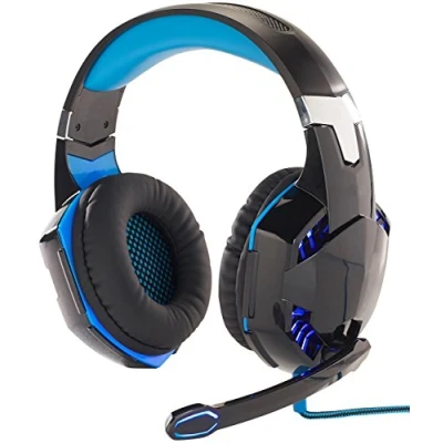 Abbildung von Mod it Kopfhörer mit Mikrofon: Beleuchtetes Gaming Headset Kabelfernbedienung &amp; Mikrofon Schalter (Gamer Headset, PC, Fernbedienungen)