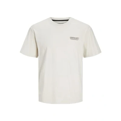 Abbildung von JACK &amp; JONES Herren Jjolive Tee Ss Crew Neck T Shirt, Moonbeam/Print:scan, L
