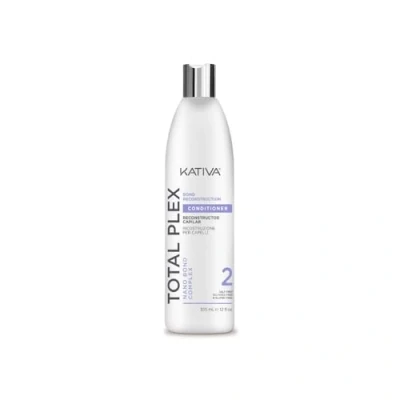 Abbildung von Kativa Total Plex Bond Repair Pflegespülung für die Haarbindung, feuchtigkeitsspendend, Wiederaufbauer, 355 ml.