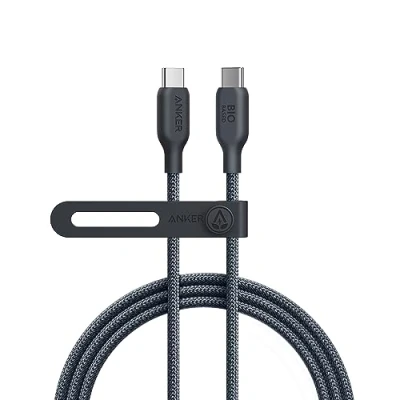 Abbildung von Anker USB C auf Kabel (240W, 180cm) Typ Bio Nylon Ladekabel, Schnellladekabel, Kompatibel mit MacBook Pro 2020, iPad Air 4, Samsung Galaxy S23+/S23 Ultra, Tablet, Pixel und mehr