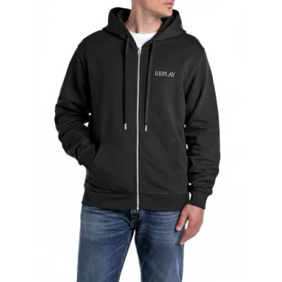 Abbildung von Replay Herren M3083 Kapuzenpullover, 098 Black, XL