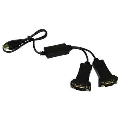 Abbildung von Newlink Doppelt USB 2,0 Seriell RS232 Adapter 2 Port Kabel [2 Port]