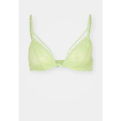 Abbildung von Vivance Bügel BH, mit feinem Zierband am Dekolleté, aus Jacquardspitze, sexy Dessous