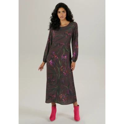 Abbildung von Aniston SELECTED Maxikleid, mit gerafftem Detail im Rücken NEUE KOLLEKTION