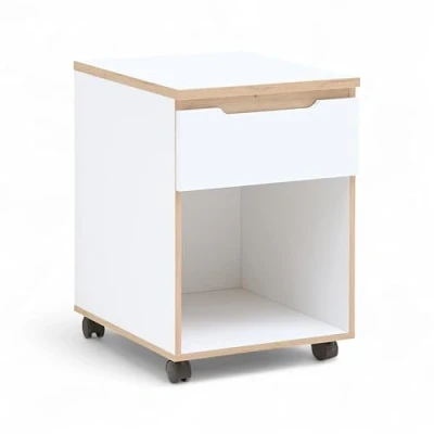Abbildung von Innostyle Container &quot;Memphis Aktenschrank,45x122x38cm (B/H/T)&quot;, (1 St.), 1 Schubkasten, Soft Close, ABS Kantenschutz, 2 Rollen mit Bremse