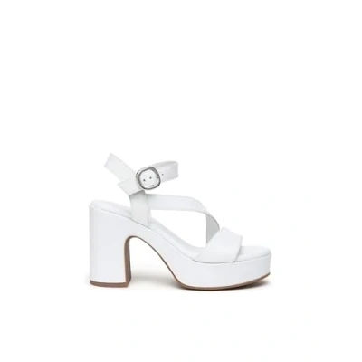 Abbildung von Nerogiardini High Heel Sandalette, Damen, Größe: 38, Loira bianco pu moena p rico Schuhe