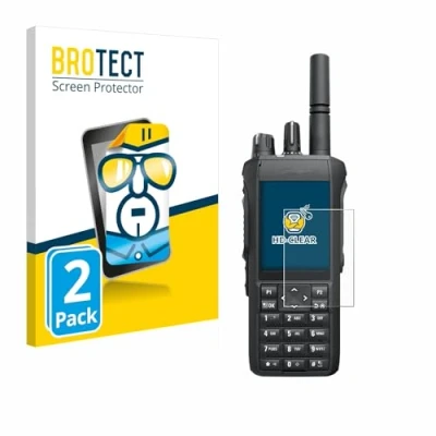Abbildung von BROTECT (2 Stück Schutzfolie für Motorola Mototrbo R7 Displayschutz Folie Ultra Klar