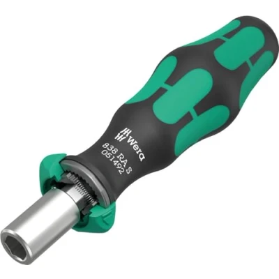 Abbildung von Wera 838 RA S Bits Handhalter mit Ratschenfunktion 1/4 (0501492001)