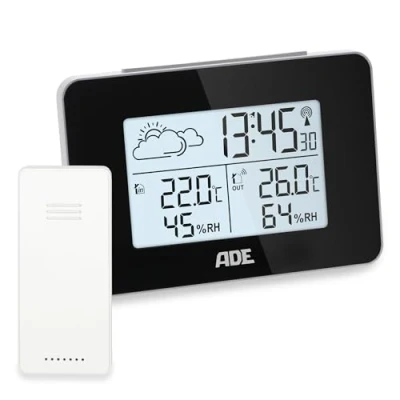 Abbildung von ADE WS2136 Funkwetterstation (animierte Wettervorhersage, mit Funkwecker)