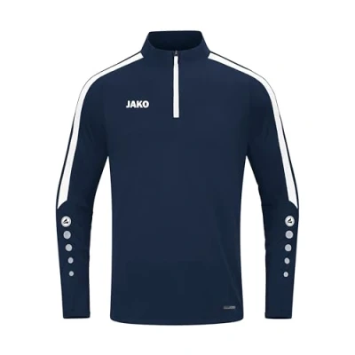 Abbildung von JAKO Ziptop Power Sweatshirt, Herren, Größe: 50, Marine
