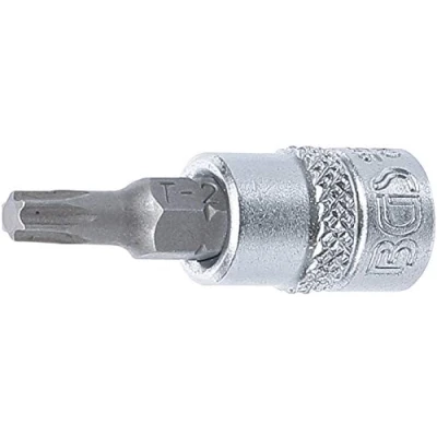 Abbildung von BGS 2593 Bit Einsatz Länge 38 mm 6,3 (1/4&quot;) T Profil (für Torx) T25 CV Stahl