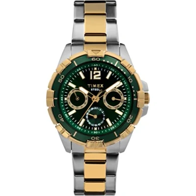 Abbildung von Timex Classic Premium 44.5mm Herren Armbanduhr aus Edelstahl TW2V78700