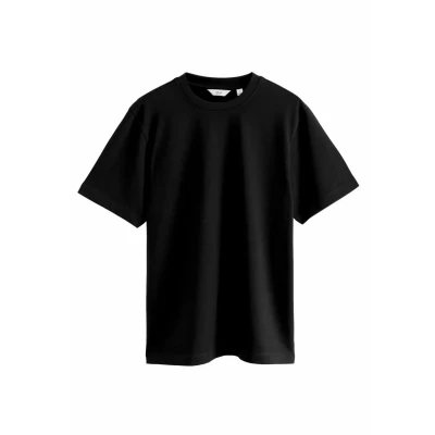 Abbildung von Next Heavyweight Regular FIT Tshirt basic, Herren, Größe: XXL, Black