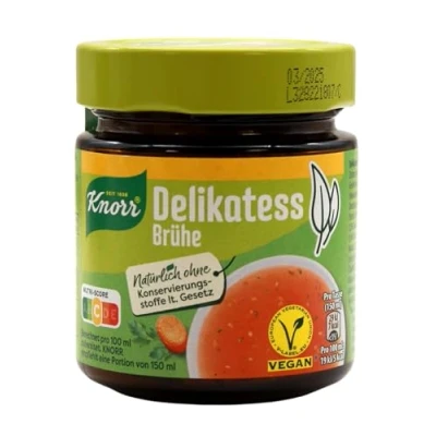 Abbildung von Knorr Delikatess Brühe Glas, 7 Liter, 10er Pack,