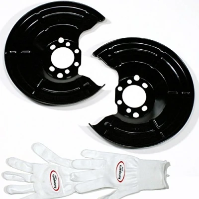 Abbildung von Autoparts Online Set 60010398 2 x Spritzbleche/Ankerbleche/Deckbleche links + rechts für hinten/für die Hinterachse