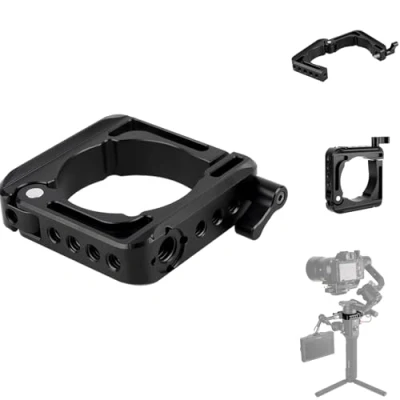 Abbildung von NICEYRIG Montage Halterung für DJI Ronin S Gimbal Rod Clamp Ring Verlängerung Montagering mit Eingebauter NATO Schiene