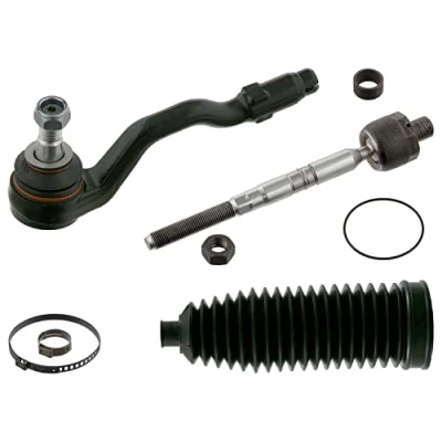 Abbildung von FEBI BILSTEIN 40552 Spurstange Vorderachse links, rechts mit Muttern Schellen, Dichtring, Lenkmanschetten BMW: X3