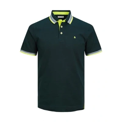 Abbildung von Jack &amp; Jones Jjepaulos Poloshirt, Herren, Größe: 8XL, Deep teal