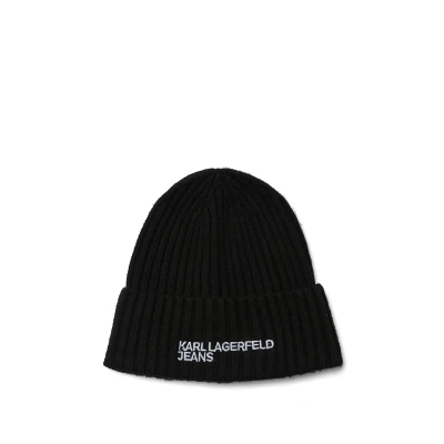 Abbildung von Karl Lagerfeld Jeans Essential LOGO Mütze, Herren, Größe: One Size, Black