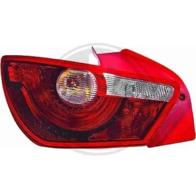 Abbildung von DIEDERICHS 7426291 Rückleuchte links mit Glühlampen Lampenträger SEAT: Ibiza 4 Sportcoupe