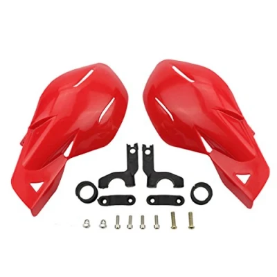Abbildung von GOOFIT 7/8&quot; Lenker Handfeger Protektor Handschutz Gruppe Ersatz für Motocross Motorrad Pitbike Dirtbike ATV Rot