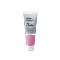 Abbildung von Lefranc Bourgeois 300575 Flashe Acrylfarbe &amp; Vinylfarbe, hochpigmentiert, elastisch, lichtecht, alterungsbeständig, matt, für den Innen Außenbereich, 80ml Tube Parmarosa