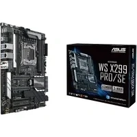 Abbildung von ASUS WS X299 PRO/SE Workstation Mainboard (ATX, Intel X Serie, LGA 2066, 8x DDR4 2933 MHz, PCIe 3.0, SATA, U.2, M.2, NVME, Dual LAN, BMC)