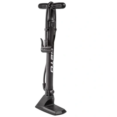 Abbildung von BETO Standpumpe mit Manometer. Handpumpe. in Schwarz