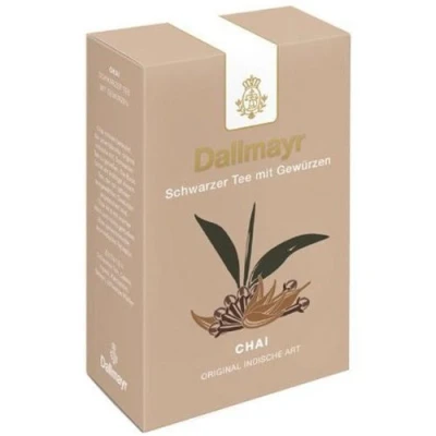 Abbildung von Dallmayr Ayurvedischer Schwarztee Chai, Schwarzer Tee, Assam Ceylon Loser Kräftig, 100 g