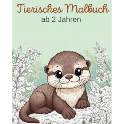 Abbildung von Malbuch Tiere: 30 unterschiedliche Tiere zum Ausmalen für Kinder ab 2 Jahren