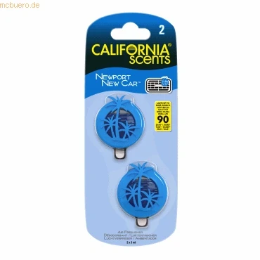 Abbildung von California Scents E303201200 Lufterfrischer Blisterpack 2 x 3 mlml
