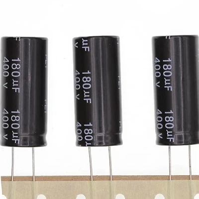 Abbildung von 5 Stück 400V 180UF Steckbarer Aluminium Elektrolytkondensator 18x40 18 * 40mm