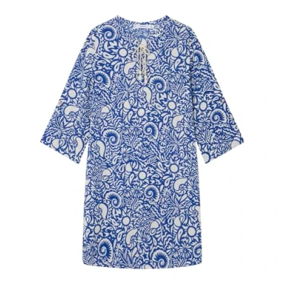 Abbildung von Women&#039;secret Damen Kurzärmeliges Mix and Match Seasides Nachthemd, Blue Print, M