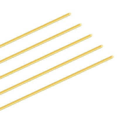 Abbildung von iMeistek 2.5mm Messing Stab, 350mm Länge Rund Metall gerade Pin Stäbe für Handle Pins RC Modelle DIY Crafts (5PCS)