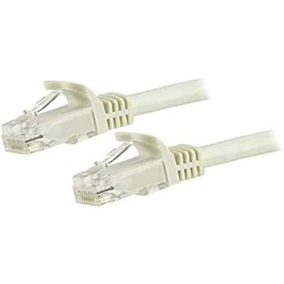 Abbildung von StarTech.com 15m Cat6 Snagless Gigabit UTP Netzwerkkabel Cat 6 RJ45 mit Knickschutz Weiß
