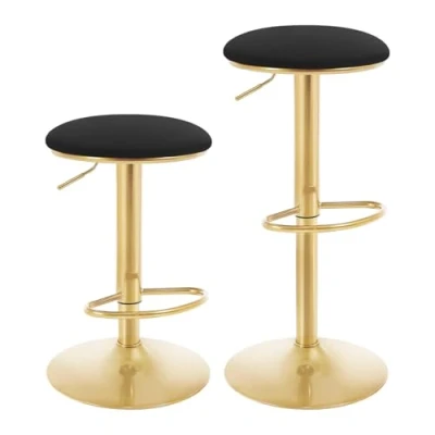 Abbildung von Woltu Drehhocker (2 St), ergonomischer 360 Barhocker höhenverstellbar