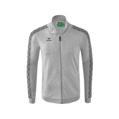 Abbildung von Erima Herren Essential Team Tracktop Jacke, hellgrau melange, XL