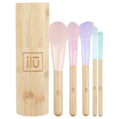Abbildung von Bamboom Makeup Brush Set + Bamboo Houder 5st.