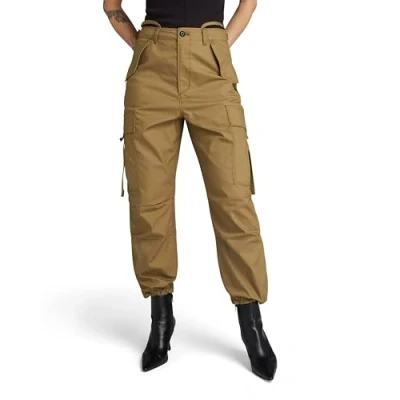 Abbildung von G Star Cropped Drawcord Cargohose, Damen, Größe: 24, Dk fawn