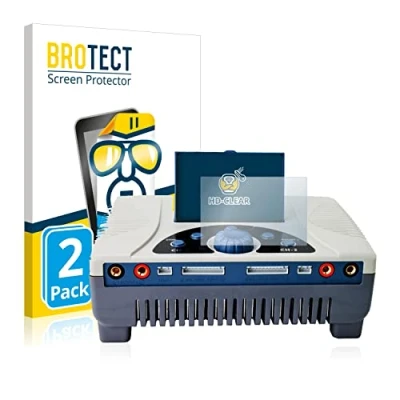 Abbildung von BROTECT (2 Stück Schutzfolie für Junsi iCharger 4010 Duo Displayschutz Folie Ultra Klar