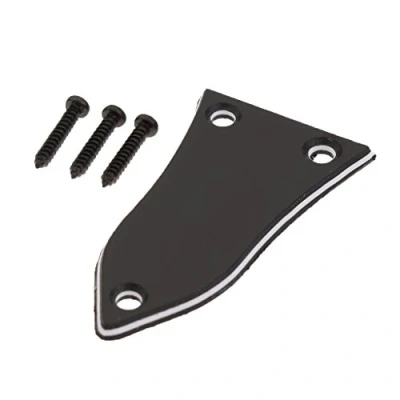 Abbildung von SDENSHI 1x Guitar 3 Ply Truss Rod Cover Für Epiphone Gitarrenteile Schwarz 2x49.5x28mm